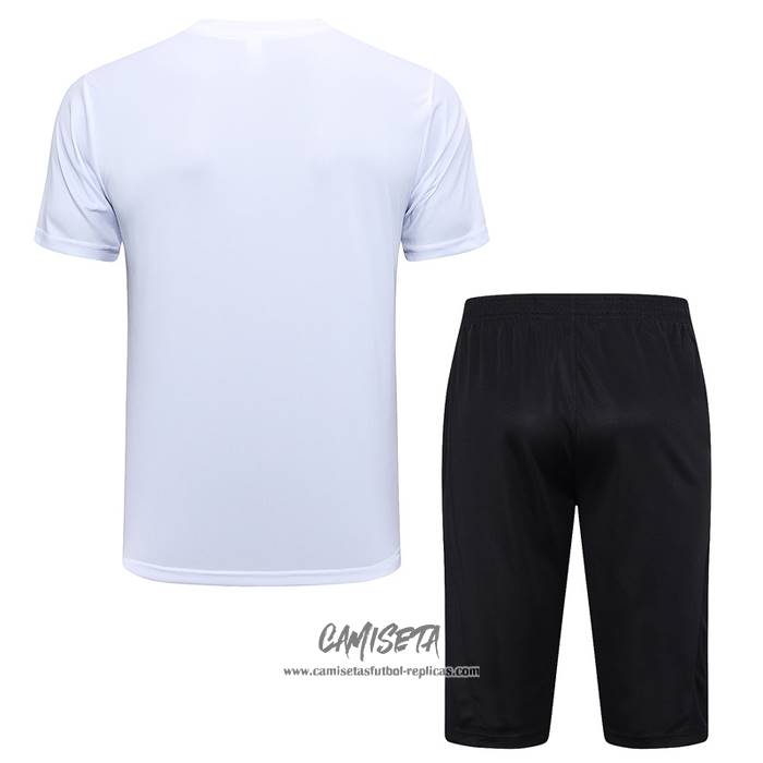 Chandal del Paris Saint-Germain Jordan 2023-2024 Manga Corta Blanco - Pantalon Corto